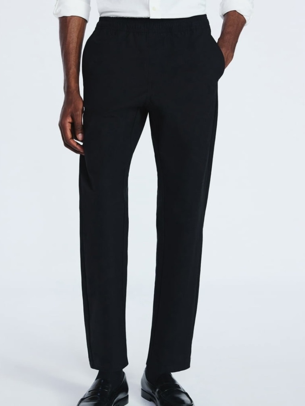 Men's Straight Fit Tapered Leg Pull On Commuter Pants, Sizes S, XL, & 2XL